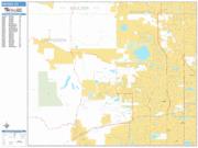 Arvada <br /> Wall Map <br /> Basic Style 2025 Map