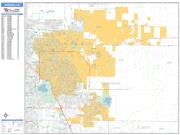 Aurora <br /> Wall Map <br /> Basic Style 2025 Map