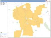 Castle Rock <br /> Wall Map <br /> Basic Style 2025 Map