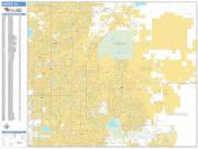 Denver <br /> Wall Map <br /> Basic Style 2025 Map