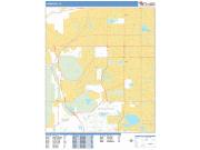Lakewood <br /> Wall Map <br /> Basic Style 2025 Map