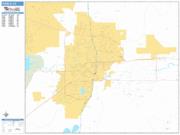 Pueblo <br /> Wall Map <br /> Basic Style 2025 Map