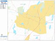 Meriden <br /> Wall Map <br /> Basic Style 2025 Map