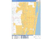 Boynton Beach <br /> Wall Map <br /> Basic Style 2025 Map
