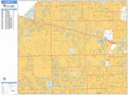 Davie <br /> Wall Map <br /> Basic Style 2025 Map