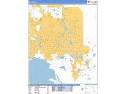 Deltona <br /> Wall Map <br /> Basic Style 2025 Map