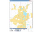 Lakeland <br /> Wall Map <br /> Basic Style 2025 Map