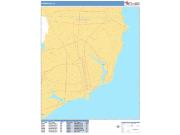 Pensacola <br /> Wall Map <br /> Basic Style 2025 Map