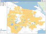 Sanford <br /> Wall Map <br /> Basic Style 2025 Map