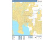 Tampa <br /> Wall Map <br /> Basic Style 2025 Map