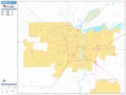 Albany <br /> Wall Map <br /> Basic Style 2025 Map