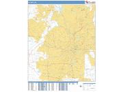 Atlanta <br /> Wall Map <br /> Basic Style 2025 Map