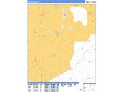 Brookhaven <br /> Wall Map <br /> Basic Style 2025 Map