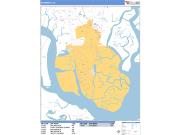 Brunswick <br /> Wall Map <br /> Basic Style 2025 Map