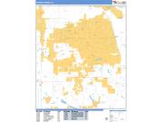 Warner Robins <br /> Wall Map <br /> Basic Style 2025 Map