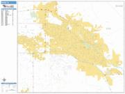 Boise <br /> Wall Map <br /> Basic Style 2025 Map