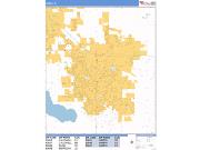 Nampa <br /> Wall Map <br /> Basic Style 2025 Map