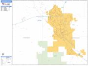 Pocatello <br /> Wall Map <br /> Basic Style 2025 Map