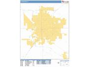 Bloomington <br /> Wall Map <br /> Basic Style 2025 Map