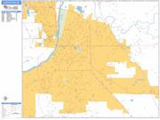 Lafayette <br /> Wall Map <br /> Basic Style 2025 Map