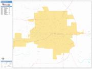 Muncie <br /> Wall Map <br /> Basic Style 2025 Map