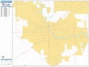 South Bend <br /> Wall Map <br /> Basic Style 2025 Map