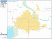 Lawrence <br /> Wall Map <br /> Basic Style 2025 Map