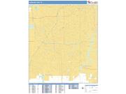 Overland Park <br /> Wall Map <br /> Basic Style 2025 Map