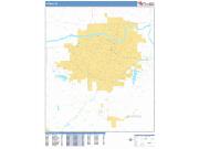 Topeka <br /> Wall Map <br /> Basic Style 2025 Map