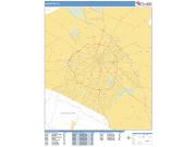 Lexington <br /> Wall Map <br /> Basic Style 2025 Map