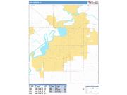Lake Charles <br /> Wall Map <br /> Basic Style 2025 Map