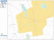 Brockton <br /> Wall Map <br /> Basic Style 2025 Map