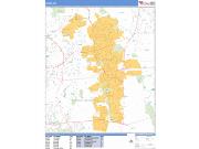 Bowie <br /> Wall Map <br /> Basic Style 2025 Map