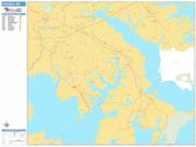 Dundalk <br /> Wall Map <br /> Basic Style 2025 Map