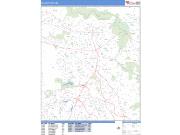 Ellicott City <br /> Wall Map <br /> Basic Style 2025 Map