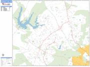 Germantown <br /> Wall Map <br /> Basic Style 2025 Map