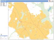 Rockville <br /> Wall Map <br /> Basic Style 2025 Map