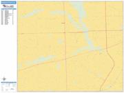 Dearborn Heights <br /> Wall Map <br /> Basic Style 2025 Map