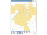 Lansing <br /> Wall Map <br /> Basic Style 2025 Map