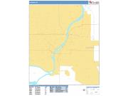 Saginaw <br /> Wall Map <br /> Basic Style 2025 Map
