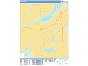 Burnsville <br /> Wall Map <br /> Basic Style 2025 Map