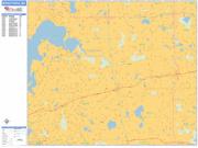 Minnetonka <br /> Wall Map <br /> Basic Style 2025 Map