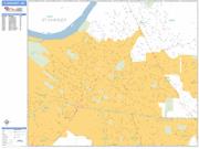 Florissant <br /> Wall Map <br /> Basic Style 2025 Map