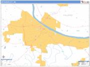Jefferson City <br /> Wall Map <br /> Basic Style 2025 Map