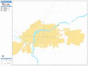 Great Falls <br /> Wall Map <br /> Basic Style 2025 Map