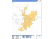 Missoula <br /> Wall Map <br /> Basic Style 2025 Map