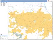 Burlington <br /> Wall Map <br /> Basic Style 2025 Map