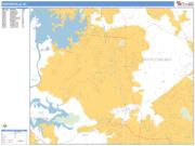 Huntersville <br /> Wall Map <br /> Basic Style 2025 Map