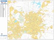 Raleigh <br /> Wall Map <br /> Basic Style 2025 Map