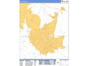 Rocky Mount <br /> Wall Map <br /> Basic Style 2025 Map